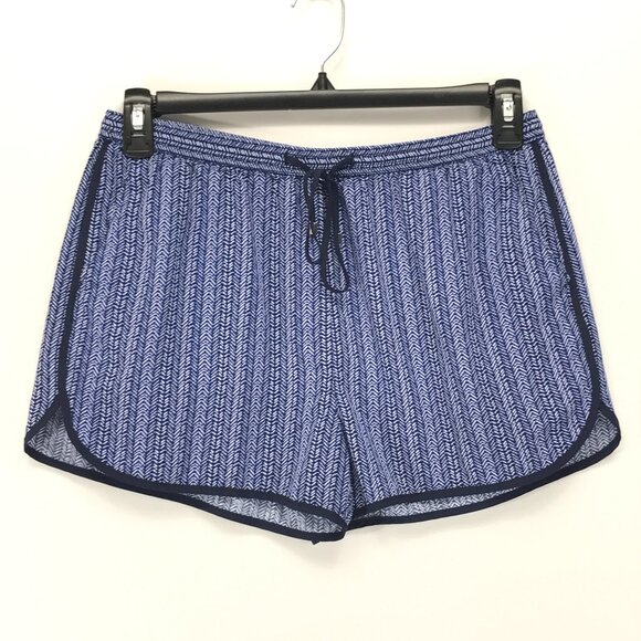 GAP Sunkissed Printed Shorts Women's Small Tie-Front Blue Print Viscose Summer - Picture 1 of 10